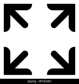 Modern und solide Vollbild Symbol für Ihr Design. Vector Illustration. Stock Vektor