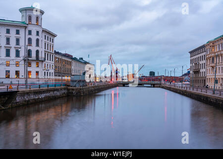 Das Zentrum von Goteborg, Goteborg historischen Hafen im Hintergrund, Göteborg (Gothenburg), Vastra-Gotaland County, Schweden, Skandinavien, Europa Stockfoto