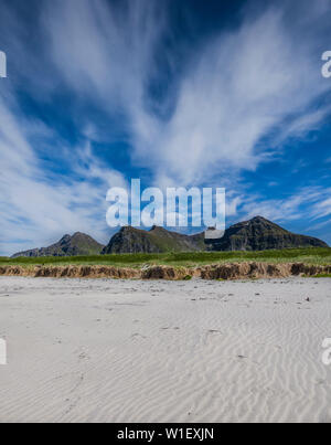 Flakstad Strand, Ramberg, Lofoten, Norwegen Stockfoto