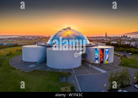Perlan (die Perle) Museum - Wunder von Island, Reykjavik, Island Stockfoto
