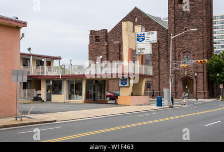 Knights Inn in Atlantic City in New Jersey Küste Stockfoto