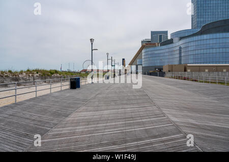 Showboat Casino Atlantic City Boardwalk auf New Jersey Küste Stockfoto