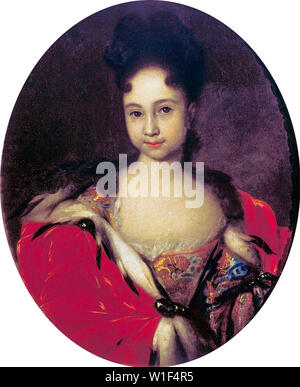 Ivan Nikitich Nikitin, Prinzessin Anna Petrowna von Russland, 1708-1728, Portrait Malerei, ca. 1716 Stockfoto