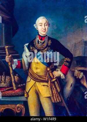 Peter III., Kaiser von Rußland, 1728-1762, Portrait Malerei, ca. 1762 Stockfoto