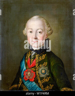 Großherzog Paul Petrowitsch, (später Paul I. von Russland) als Kind, 1754-1801, Porträtmalerei, um 1765 Stockfoto