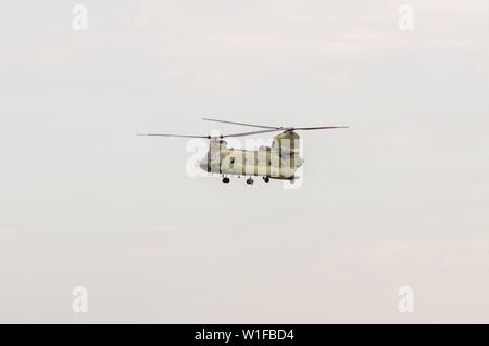 Chinook Hubschrauber bei einer Airshow. Stockfoto