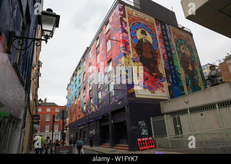Dublin, Irland, blüht Hotel Temple Bar Stockfoto