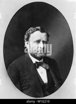 Ulysses S. Grant (1822-85), 18. Präsident der Vereinigten Staaten von 1869-77, General der Unionsarmee während des Amerikanischen Bürgerkriegs, Kopf und Schultern Porträt, 1870 Stockfoto