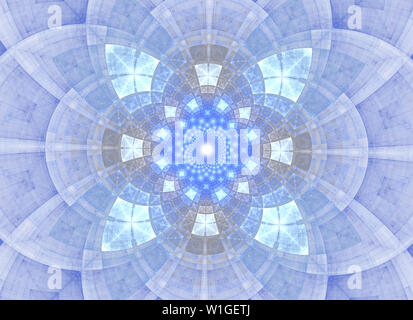 Kreative helle Mandala. Kaleidoskop abstract die heilige Geometrie. Ethnische fractal Artwork. Symmetrische stilvolle Grafik Design Pattern für Gewebe, textile o Stockfoto