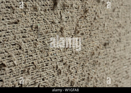 Karton Textur gestreift Material braun verblasst Stockfoto