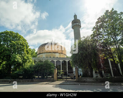 Lodon Central Mosque, gegenüber dem Regenten Park, London Stockfoto