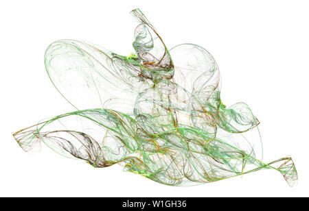 Farbe der winkenden Rauch in der abstrakten Hintergrund. Abbildung: Wave Design. Moderne glühende Shape Design. Energetische Licht Tracks und Effekte. Leuchtend Stockfoto