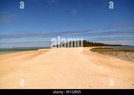 Der Strand Überfahrt von uoleva zu Pangai Stockfoto