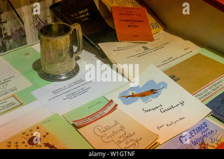 Woomera Nationale Luft- und Raketenabwehr Park, Royal Australian Air Force (RAAF) Woomera Heritage Centre, South Australia. Stockfoto