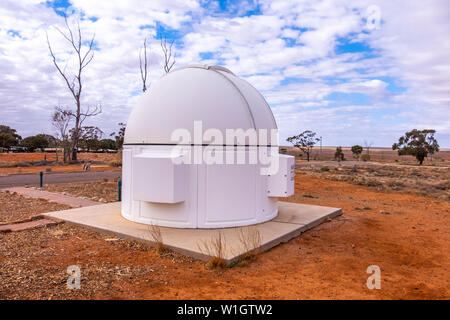 Woomera Nationale Luft- und Raketenabwehr Park, Royal Australian Air Force (RAAF) Woomera Heritage Centre, South Australia. Stockfoto