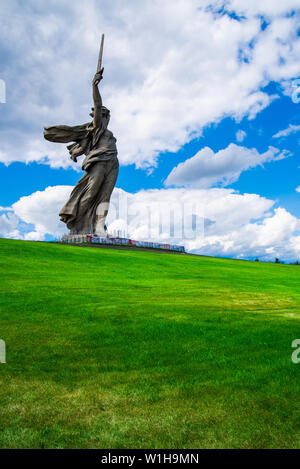 Wolgograd, Russland - 26. MAI 2019: Mutterland Anrufe Denkmal in Wolgograd, Russland Stockfoto