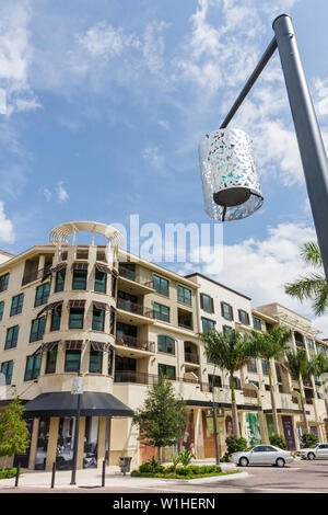 Naples, Florida, Mercato, Immobilien, Entwicklung gemischter Nutzung, Einzelhandel, Shopping Shopper Shopper Läden Geschäfte Markt Märkte Marktplatz Kauf Verkauf, Einzelhandel Stockfoto