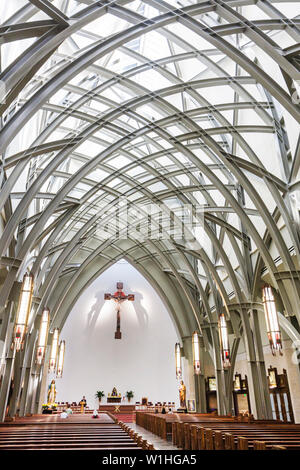 Naples, Florida, Ave Maria, geplante Gemeinde, College-Stadt, römisch-katholische Universität, Christus, Religion, Tom Monaghan, Gründer, Kirche, Oratorium, Frank Lloyd Wrig Stockfoto