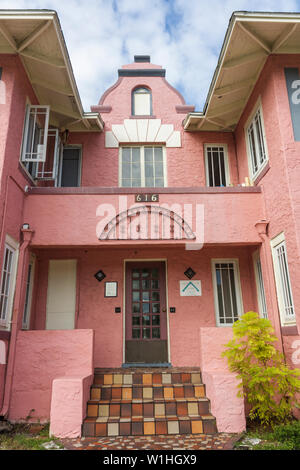 Melbourne Florida, historische Innenstadt, Hauptstraße, Revitalisierung, Erhaltung, Eigentumswohnung Wohnapartments Gebäude Gebäude Gehäuse, pi Stockfoto