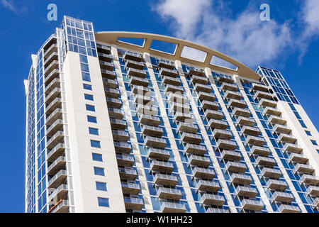 Orlando Florida, Downtown, Magnolia Avenue, Solaire an der Plaza, Eigentumswohnung Wohnapartments Gebäude Gebäude Gehäuse, Hochhaus Skyscr Stockfoto