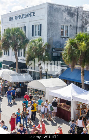 Mt. Mount Dora Florida, jährliche Handwerksmesse, besonderes Ereignis, Gemeinde, Straßenfest, Verkäufer Verkäufer, Stände Stand Händler Händler Markt Marke Stockfoto