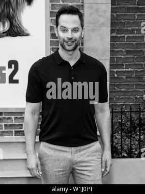 Los Angeles, CA - Juni 02, 2019: Nick Kroll besucht die Premiere von Universal Pictures'' Das geheime Leben der Haustiere 2' im Regency Dorf Theater Stockfoto