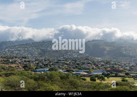 Schöne Honolulu Vista in der Nähe des Diamond Head auf Oahu, Hawaii Stockfoto