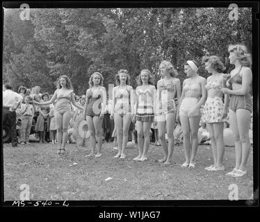 Einige der Einträge in der beauty contest. Preis ist Zentrum des Kohlebergbaus Aktivitäten für Utah. Preis, Carbon County, Utah. Stockfoto