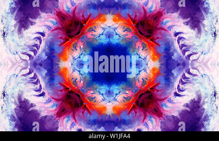 Farbe ornamentale Struktur und sanft verwischt Aquarell Hintergrund Stockfoto