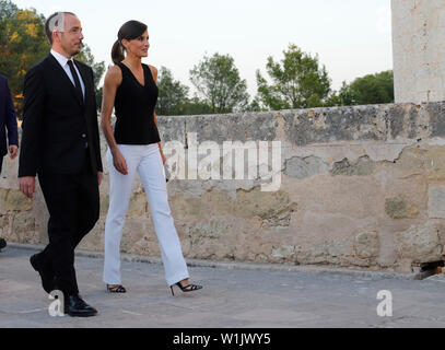 Palma de Mallorca, Spanien. 02 Juli, 2019. Spanien Königin Letizia nimmt an der Eröffnungsfeier der Atlantida film Festival in Palma de Mallorca Quelle: Clara Margais/dpa/Alamy leben Nachrichten Stockfoto