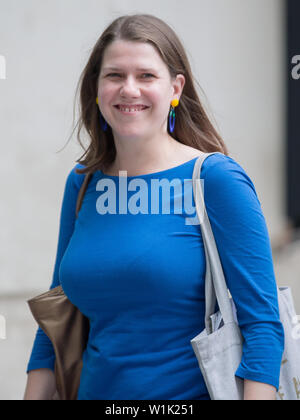 Gäste kommt bei der BBC für die Andrew Marr Show, London, UK bietet: Jo Swinson Wo: London, Vereinigtes Königreich: 02. Juni 2019 Credit: Wheatley/WANN Stockfoto
