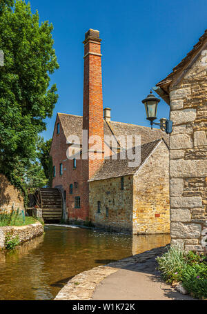 Die alte Mühle, Lower Slaughter. Stockfoto