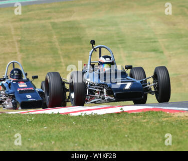 Cameron Jackson, Winklemann WDF 2, HFF, historische Formel Ford, Legenden von Brands Hatch SuperPrix, Brands Hatch, Juni 2019, historische Formel Ford Champi Stockfoto