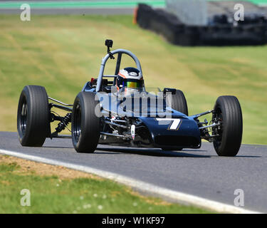 Cameron Jackson, Winklemann WDF 2, HFF, historische Formel Ford, Legenden von Brands Hatch SuperPrix, Brands Hatch, Juni 2019, historische Formel Ford Champi Stockfoto