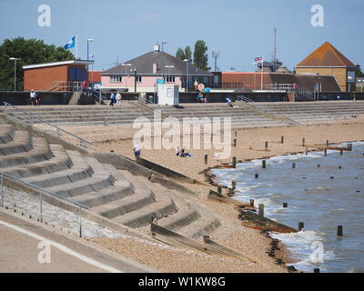 Sheerness, Kent, Großbritannien. 3. Juli 2019. UK Wetter: sonnig und heiß in Sheerness, Kent. Credit: James Bell/Alamy leben Nachrichten Stockfoto