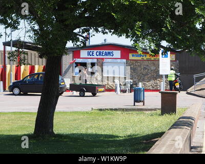 Sheerness, Kent, Großbritannien. 3. Juli 2019. UK Wetter: sonnig und heiß in Sheerness, Kent. Credit: James Bell/Alamy leben Nachrichten Stockfoto