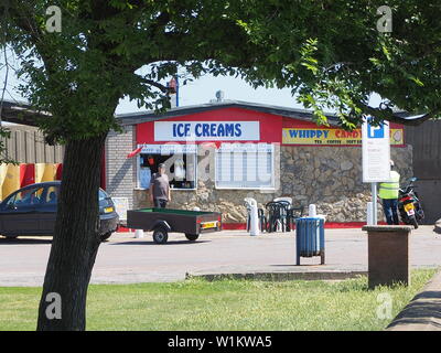 Sheerness, Kent, Großbritannien. 3. Juli 2019. UK Wetter: sonnig und heiß in Sheerness, Kent. Credit: James Bell/Alamy leben Nachrichten Stockfoto