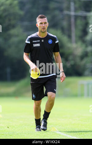 Co - Trainer Christian Eichner (KSC). GES/fussball/2. Bundesliga: Trainingslager des Karlsruher Sport Club in Waidring, 03.07.2019 Fußball: 2. Liga: Trainingslager Karlsruher SC, Waidring, Österreich, Juli 3, 2019 | Verwendung weltweit Stockfoto