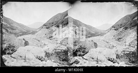 Weber Canyon, östlich von Devil's Gate. Weber County, Utah Stockfoto