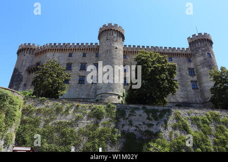 Bracciano, Italien - 30 Juni 2019: Orsini Schloss in Bracciano Stockfoto