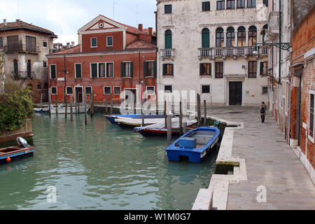 Venedig, eine mittelalterliche Stadt in Italien Stockfoto