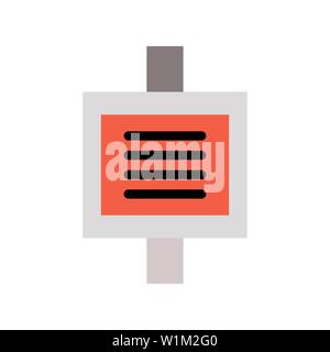 Blut Symbol. flachbild Abbildung: Blut vektor Symbol für das Web. Perfekt für Website, Muster, App, etc. Stockfoto
