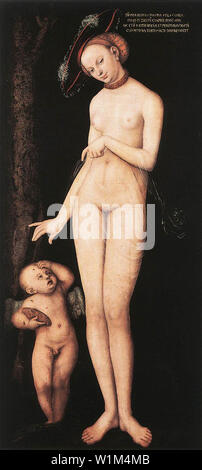 Lucas Cranach der Ältere - Venus, Amor 1531 Stockfoto