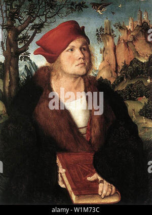 Lucas Cranach der Ältere - Dr. Johannes Cuspinian C 1503 Stockfoto