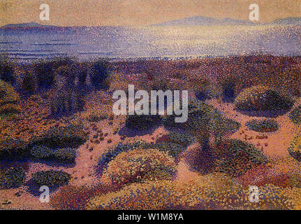 Henri-Edmond Cross-Plage De L Vignass 1892 Stockfoto