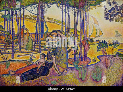 Henri-Edmond Cross-Abend, 1894 Stockfoto