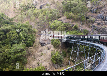 Kuranda Railway Tour, Kuranda, Cairns, Australien Stockfoto