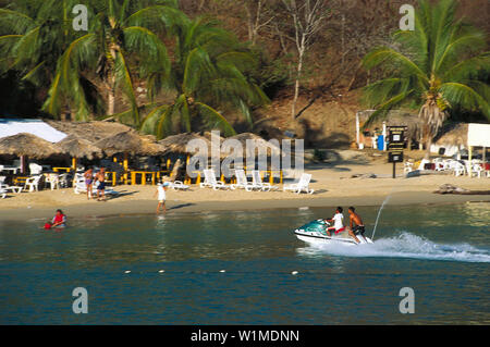 Playa Maguey, Huatulco, Oaxaca Mexico Stockfoto