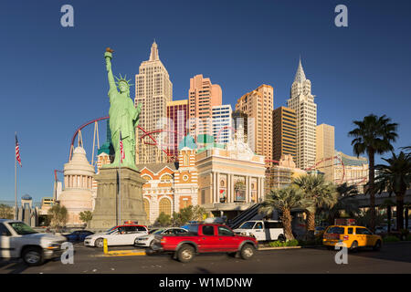 New York New York Hotel, Strip, Las Vegas Boulevard South, Las Vegas, Nevada, USA Stockfoto