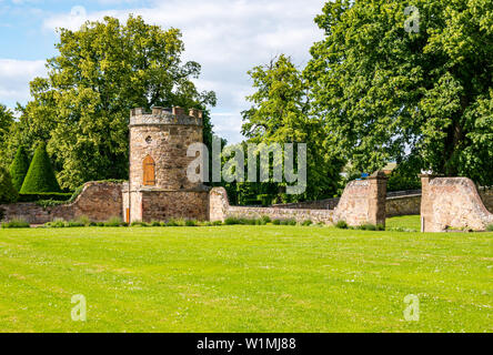 Lady's Kitty Taubenschlag, Lady Catherine Charteris Gärten, Haddington, East Lothian, Schottland, Großbritannien Stockfoto